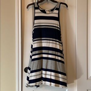 🎤Say what? Striped tank dress size M🎤